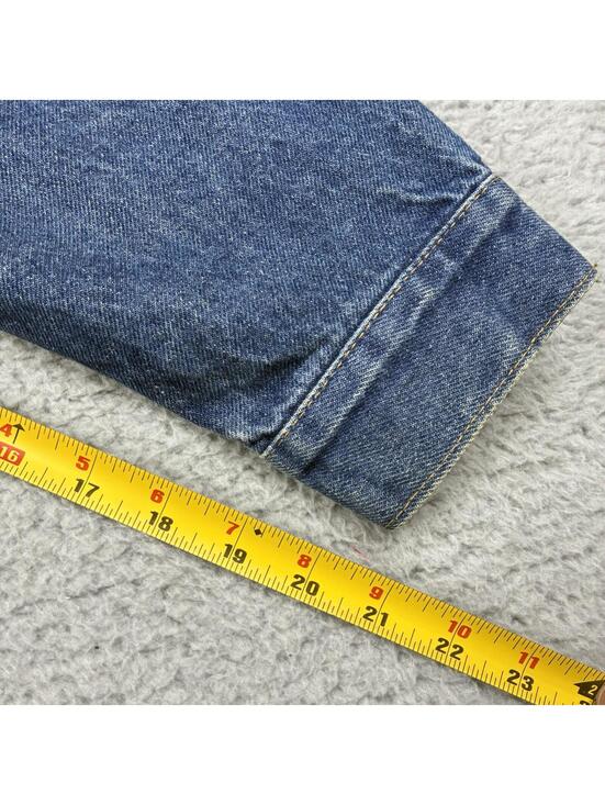 Vintage Marlboro Country Store Denim Trucker Jacket Mens XL 90s Tobacco Promo - Picture 9 of 15